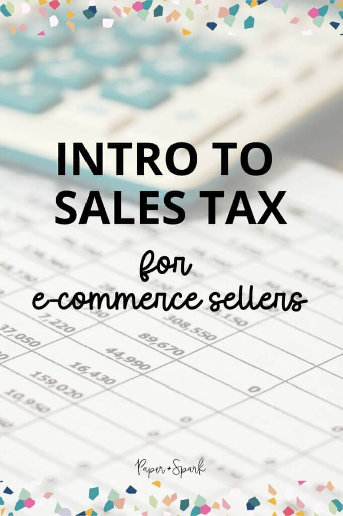 sales tax for ecommerce sellers