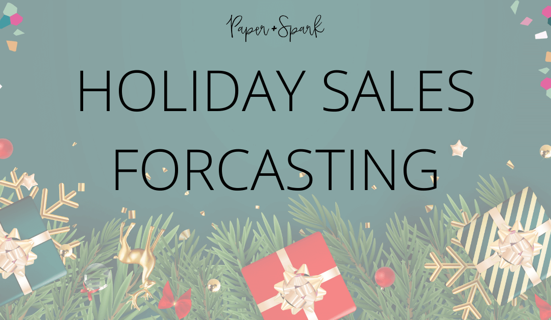 Holiday sales forecasting