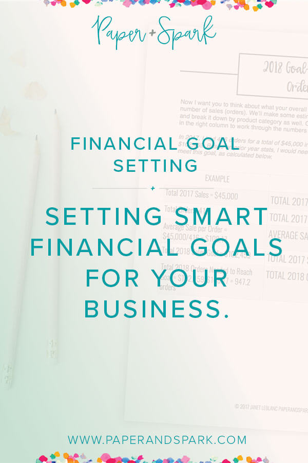 financial goal setting