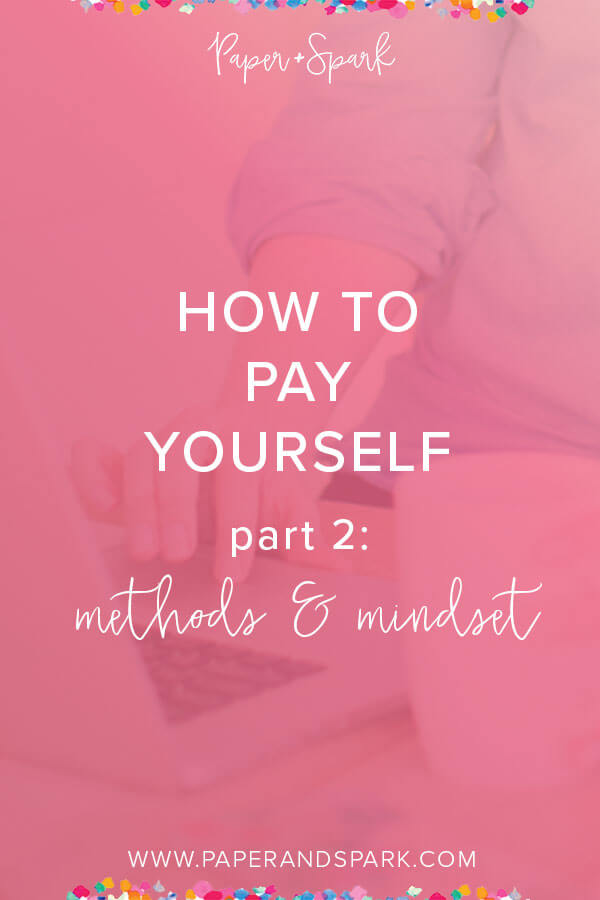 how to pay yourself