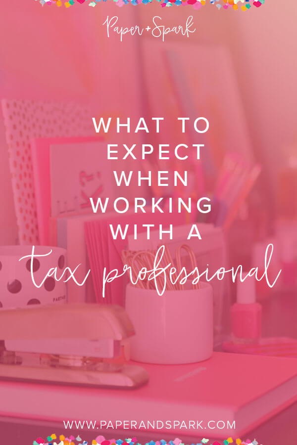 working with a tax pro