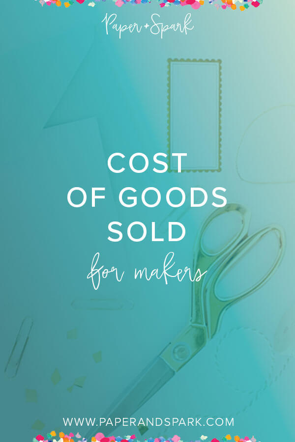 cost of goods sold for makers