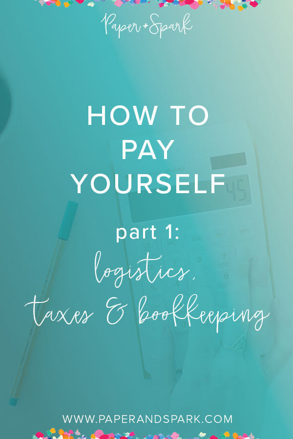 how to pay yourself