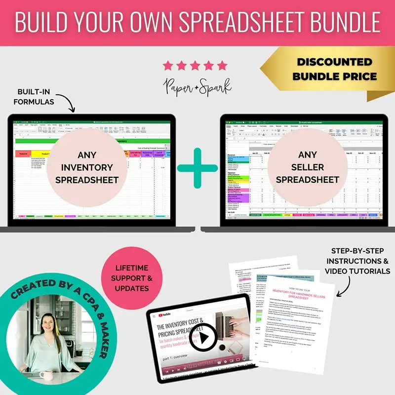 Build Your Own Spreadsheet Bundle from Paper + Spark