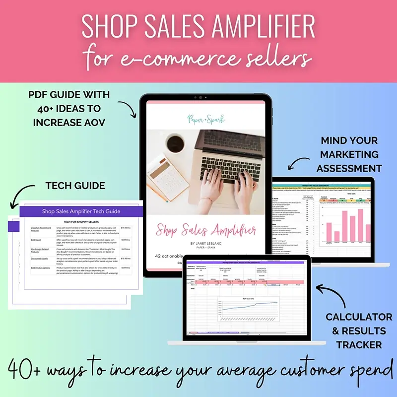 Shop Sales Amplifier from Paper + Spark
