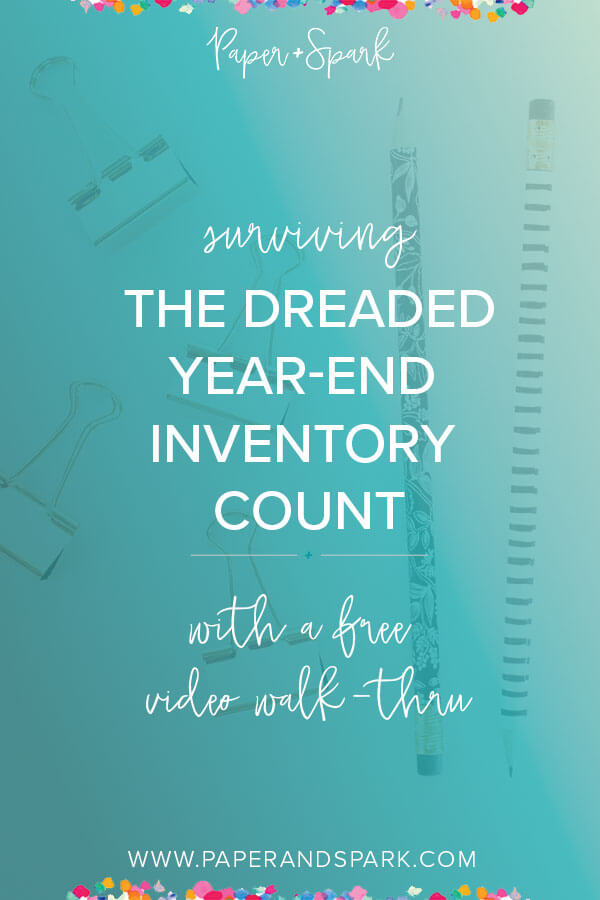 surviving year end inventory count
