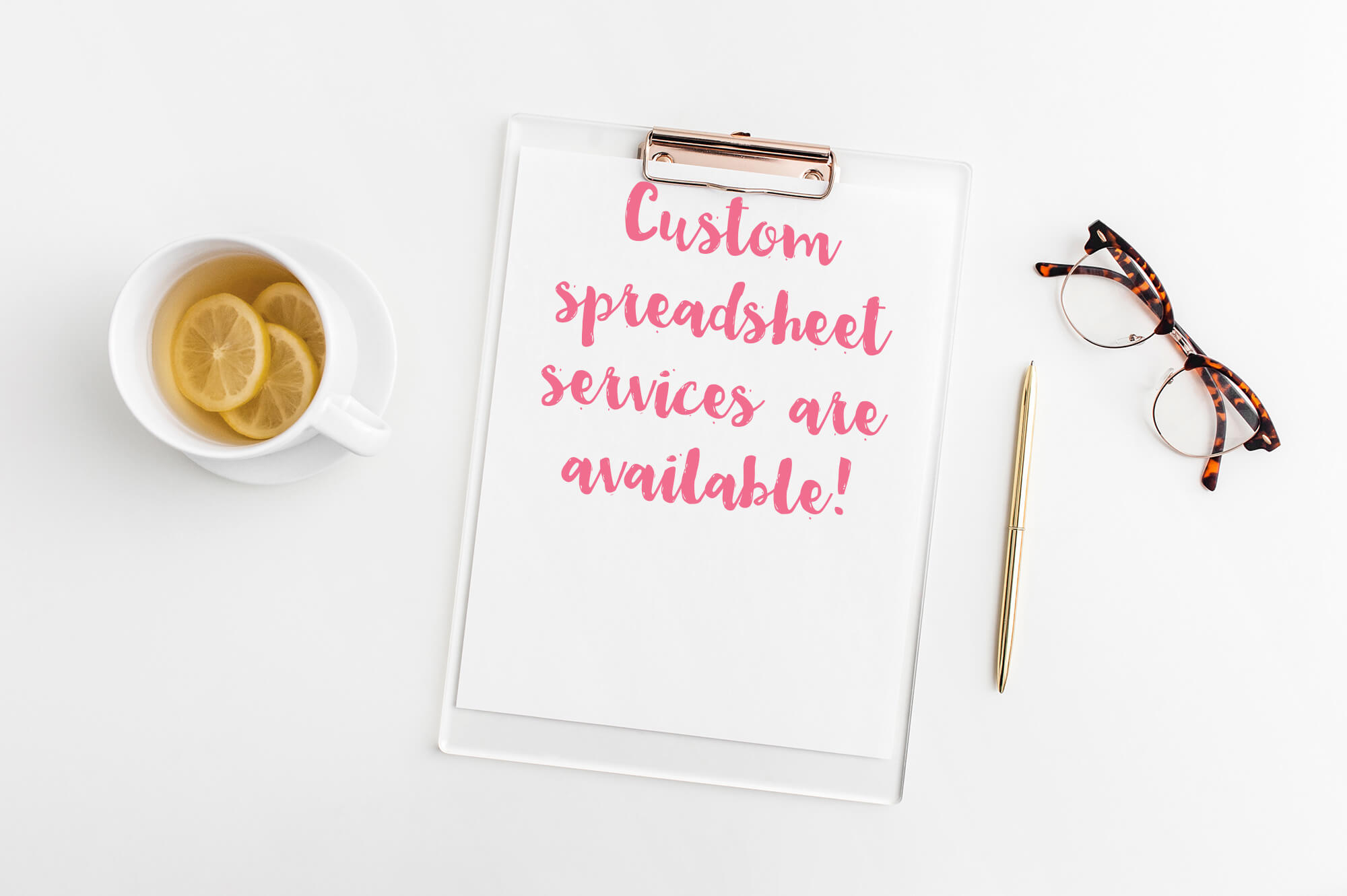 custom spreadsheet service