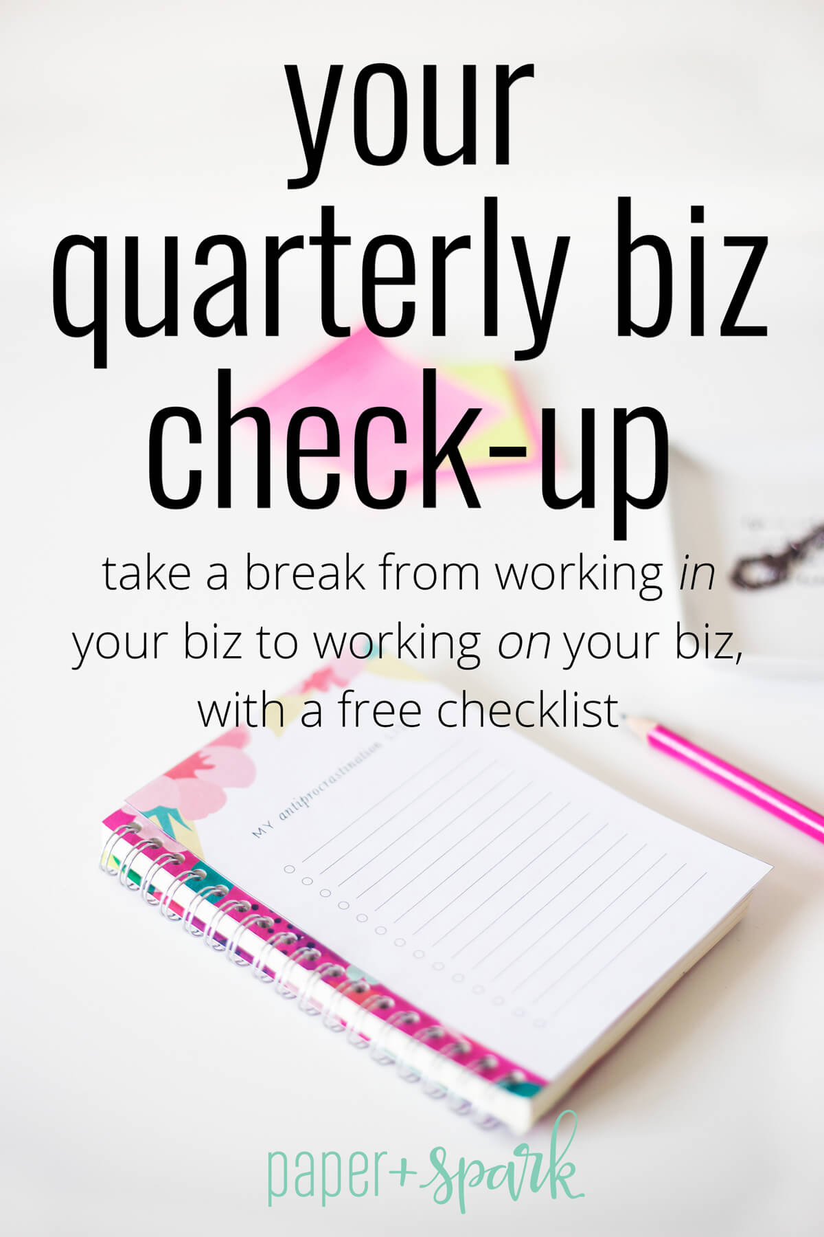 quarterly business check up