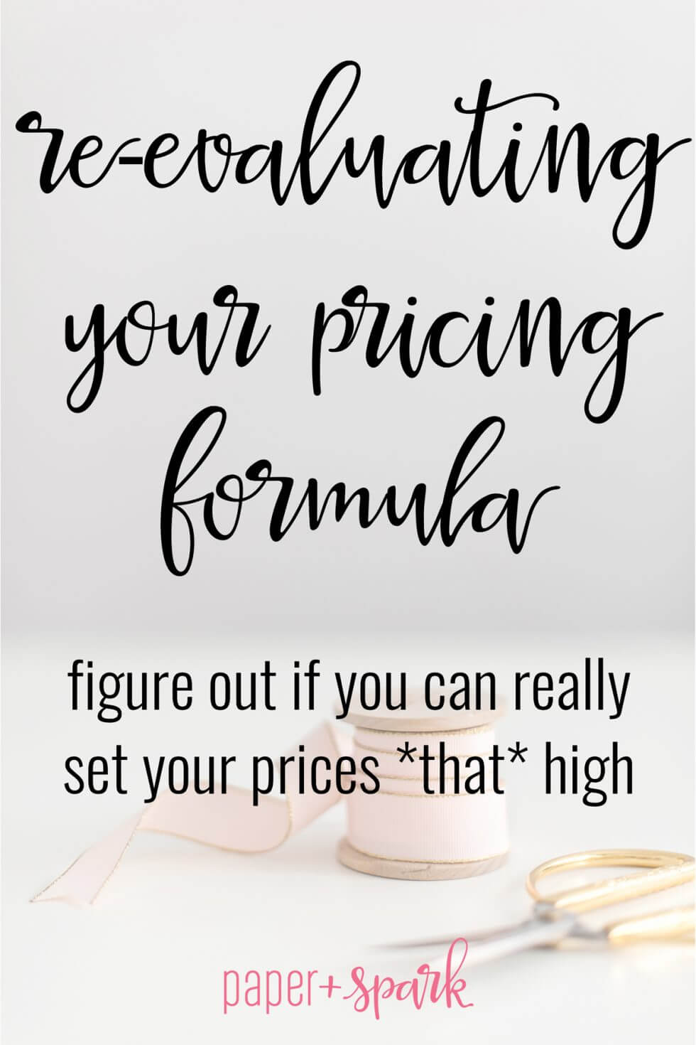 Re-evaluating the pricing formula: So you try out a formula for your handmade goods and the resulting price is crazy high. What do you do?