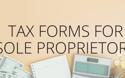 Sole Proprietorship + Tax Forms