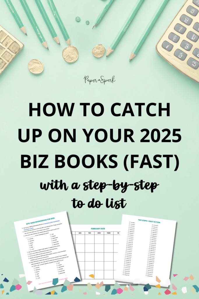 how to catch up on your 2025 bookkeeping