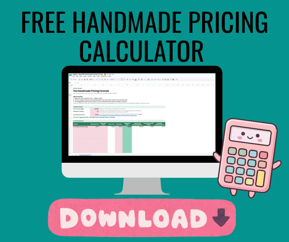 handmade pricing calculator